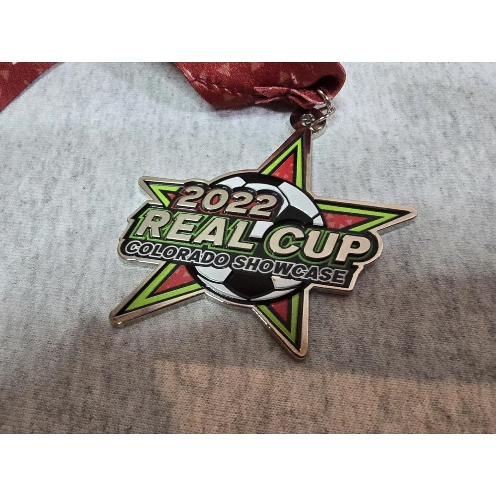 medal 2022 Real Cup Colorado Showcase, a major youth soccer on Lanyard